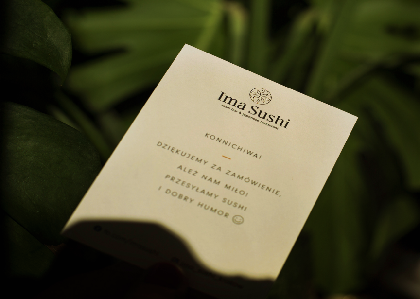 Ima Sushi – podziękowanie
