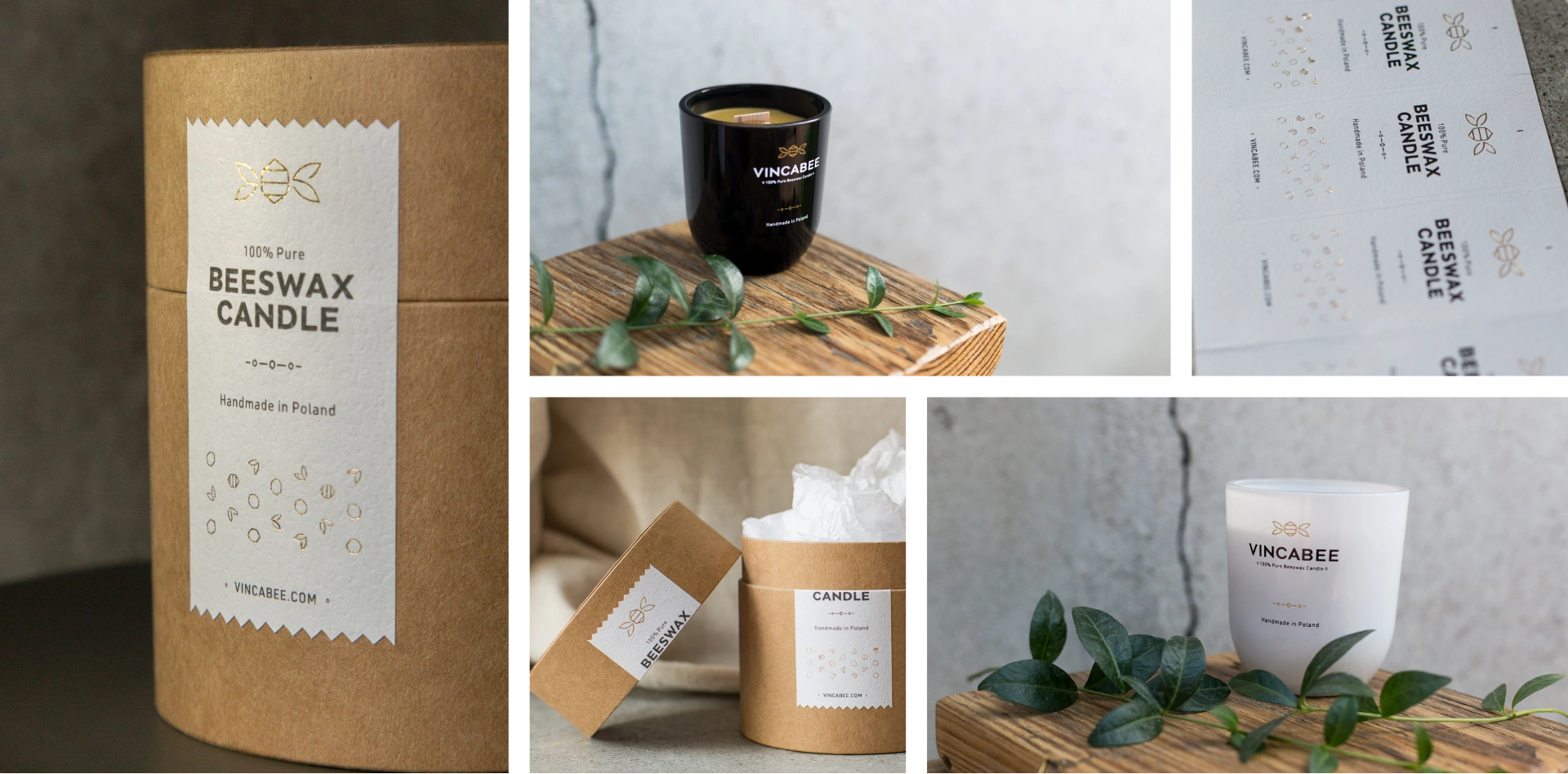 vincabee hotstamping druk ekologia