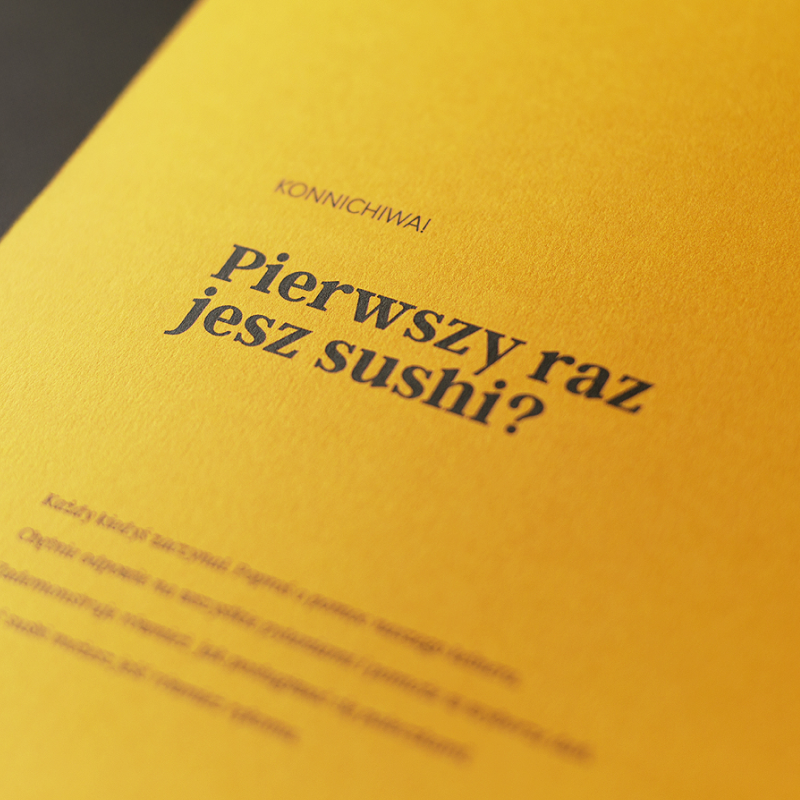 Ima Sushi – wydruki