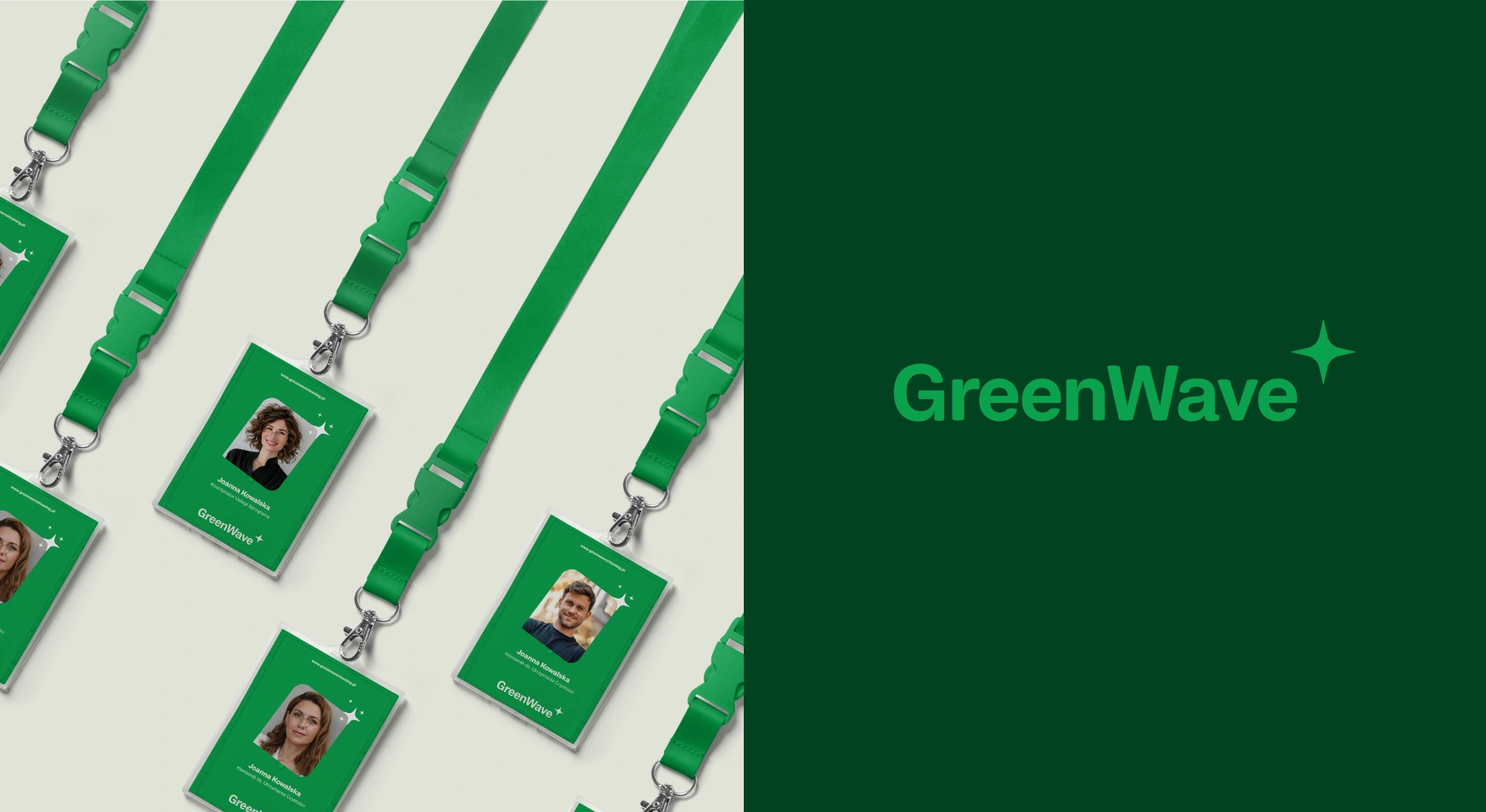Identyfikatory i logo GreenWave