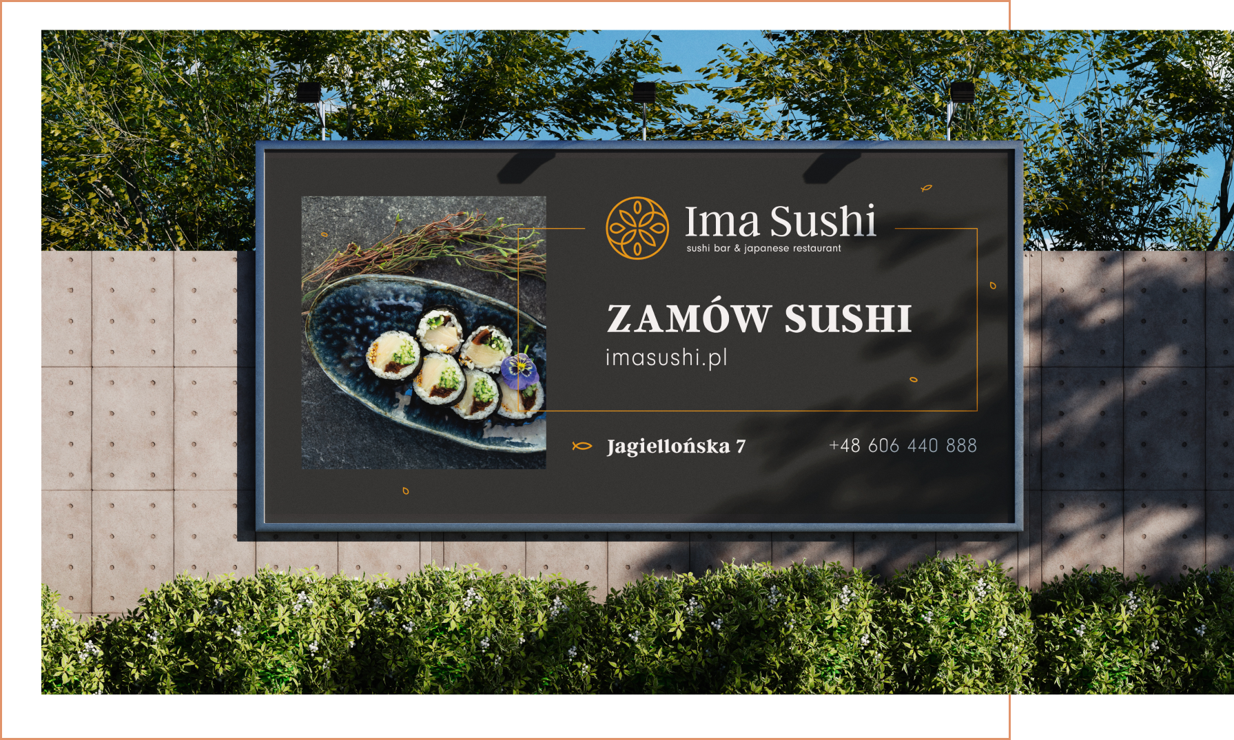 Ima Sushi – billboard restauracja