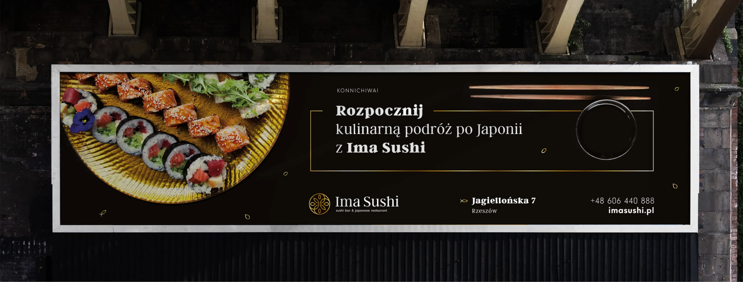 Ima Sushi – billboard restauracja