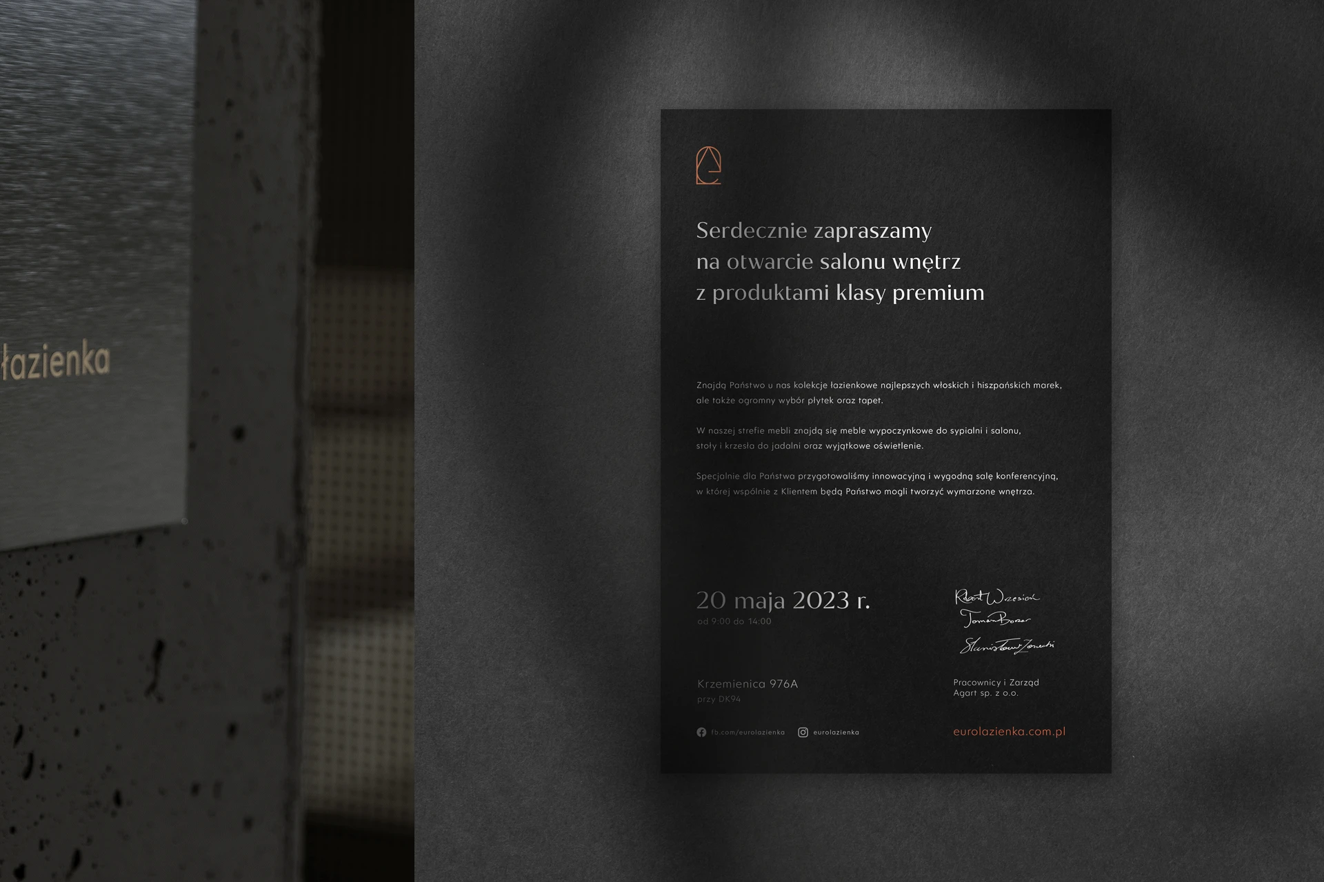 eurołazienka projekty druk&oacute;w plakat